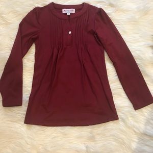 Red Long Sleeve Top Girl 6